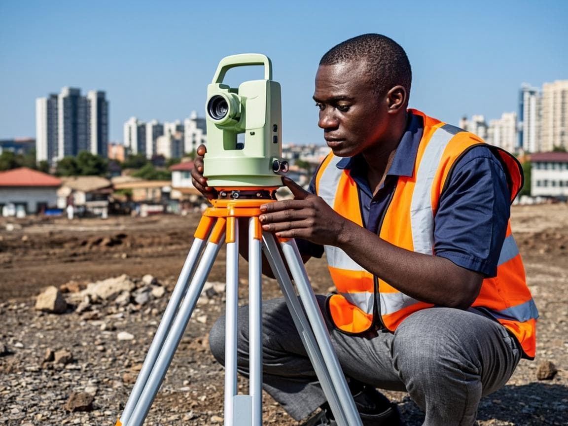 Geo World Surveyors team conducting field survey in Uganda